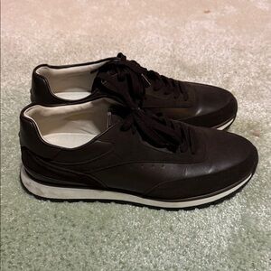 Zara Men's Dark Brown Sneakers